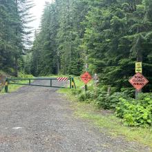 The gate at Road 60