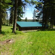 Puffer Butte Lodge (at bottom of mountain - South of the main parking lot)
