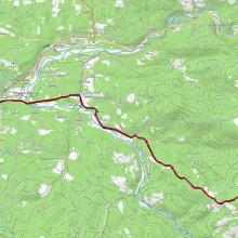 GPS track of drive