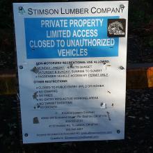Gate sign Dec 2019