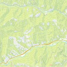 Map to Driveway Peak