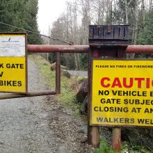 Gate signs