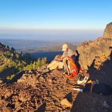 Ryan NN7M and Tori on summit